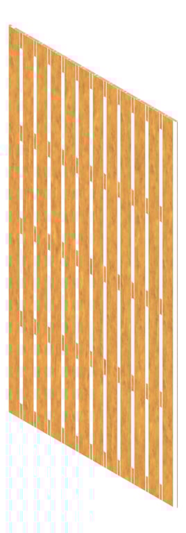 3D Presentation Image of Panel Acoustic Keystone KeyPly Madison 1200x600 HoopPly BlackbuttStain