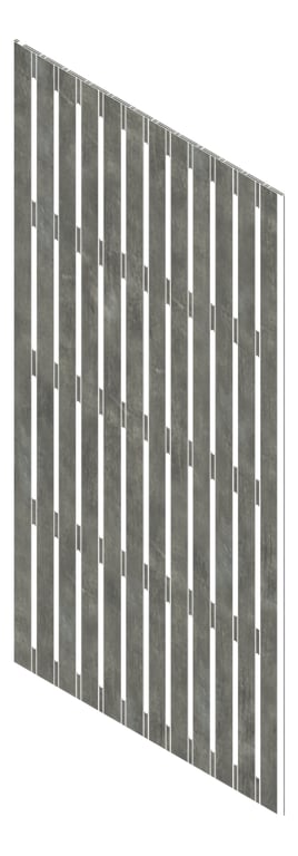 3D Presentation Image of Panel Acoustic Keystone KeyPly Madison 1200x600 HoopPly EbonyStain