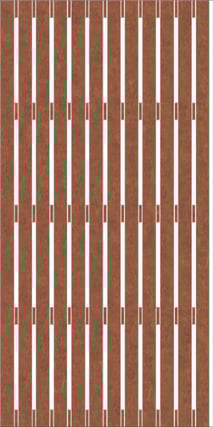  Image of Panel Acoustic Keystone KeyPly Madison 1200x600 HoopPly SpottedGumStain