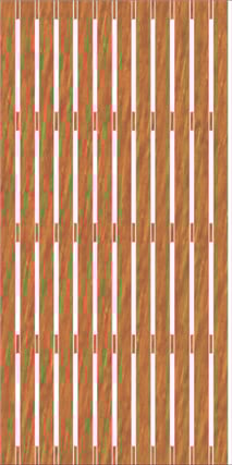  Image of Panel Acoustic Keystone KeyPly Madison 1200x600 HoopPly WalnutStain