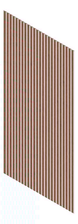 3D Presentation Image of Panel Acoustic Keystone KeyPly Madison 2400x1200 HoopPly SpottedGumStain