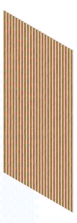 3D Presentation Image of Panel Acoustic Keystone KeyPly Madison 2400x1200 HoopPly WalnutStain