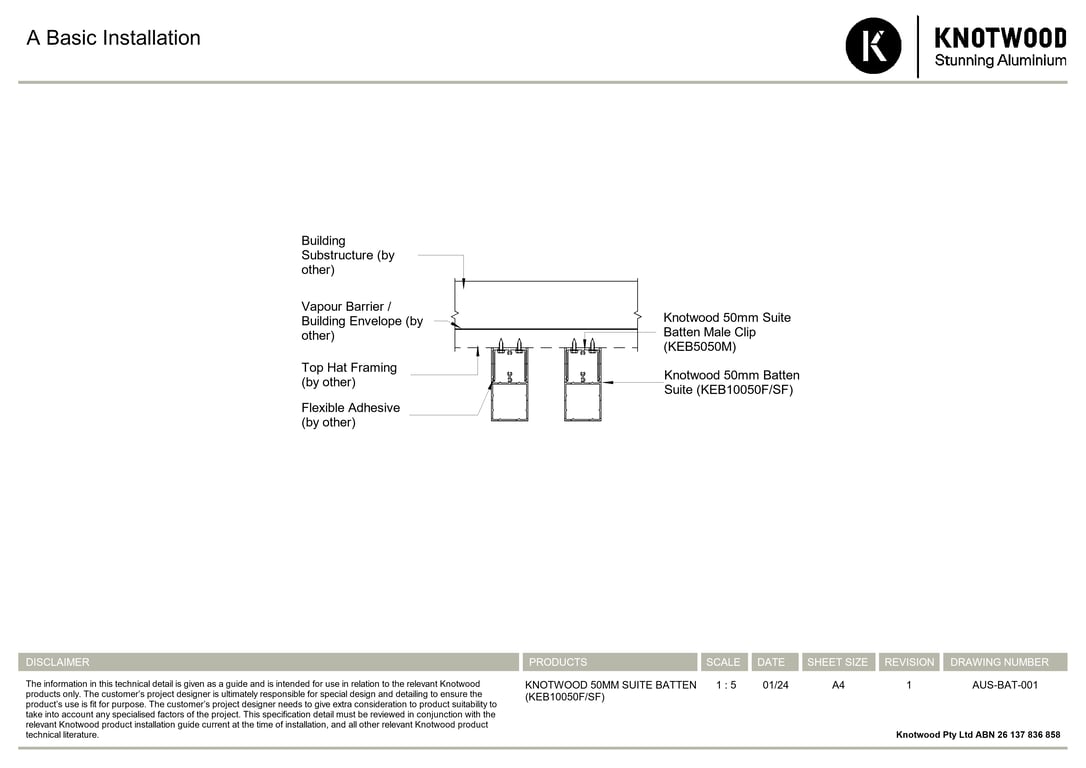 Navigate to AUS-BAT-001 - A Basic Installation