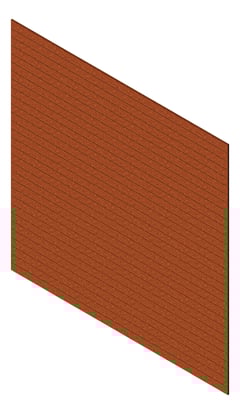 3D Presentation Image of Cladding Aluminium Knotwood Traditional Horizontal 100Flat AmberRust