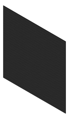 3D Presentation Image of Cladding Aluminium Knotwood Traditional Horizontal 100Flat BlackCedar