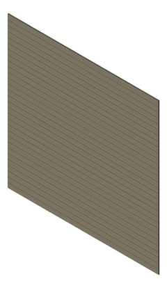 3D Presentation Image of Cladding Aluminium Knotwood Traditional Horizontal 100Flat GreyAsh