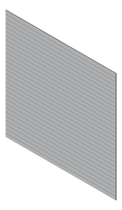 3D Presentation Image of Cladding Aluminium Knotwood Traditional Horizontal 100Flat Silver