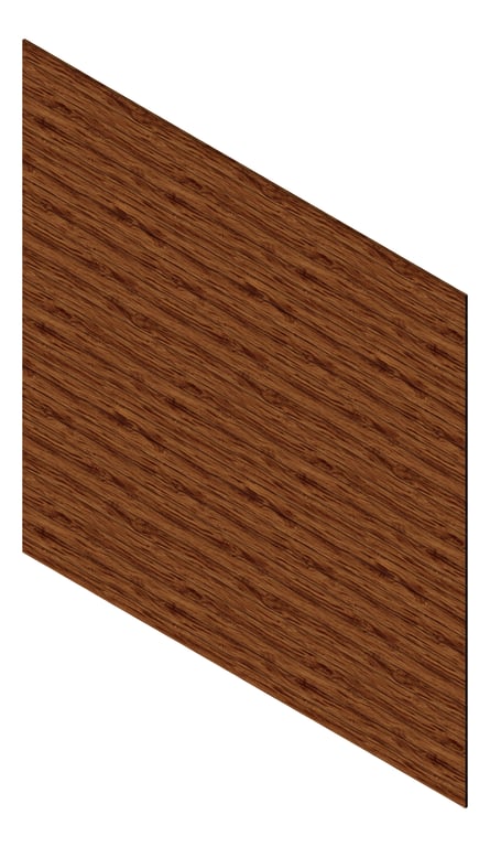 3D Presentation Image of Cladding Aluminium Knotwood Traditional Horizontal 100Flat SpottedGum
