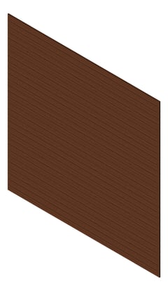 3D Presentation Image of Cladding Aluminium Knotwood Traditional Horizontal 100Flat WesternRedCedar