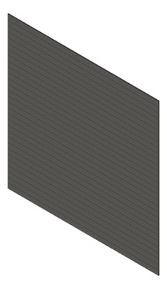 3D Presentation Image of Cladding Aluminium Knotwood Traditional Horizontal 100Flat WoodlandGrey