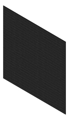 3D Presentation Image of Cladding Aluminium Knotwood Traditional Horizontal 100Shadowline BlackWenge