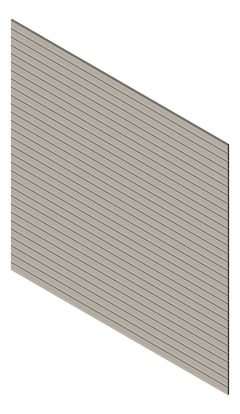 3D Presentation Image of Cladding Aluminium Knotwood Traditional Horizontal 100Shadowline Dune