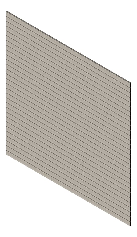 3D Presentation Image of Cladding Aluminium Knotwood Traditional Horizontal 100Shadowline Dune