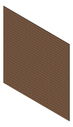 3D Presentation Image of Cladding Aluminium Knotwood Traditional Horizontal 100Shadowline RoyalOak
