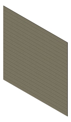 3D Presentation Image of Cladding Aluminium Knotwood Traditional Horizontal 150Flat GreyAsh
