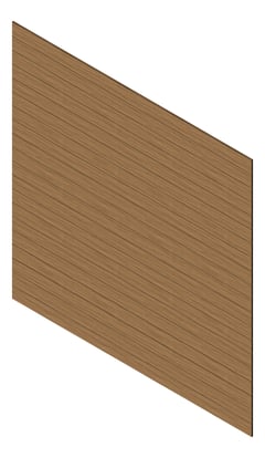 3D Presentation Image of Cladding Aluminium Knotwood Traditional Horizontal 150Flat SilverWattle