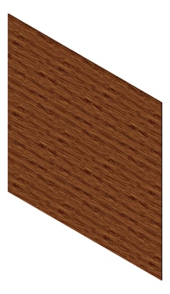 3D Presentation Image of Cladding Aluminium Knotwood Traditional Horizontal 150Flat SpottedGum
