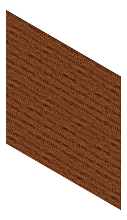 3D Presentation Image of Cladding Aluminium Knotwood Traditional Horizontal 150Flat SpottedGum