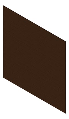 3D Presentation Image of Cladding Aluminium Knotwood Traditional Horizontal 150Flat TeakBrown