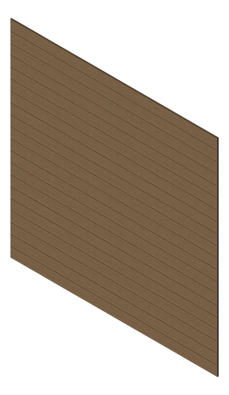 3D Presentation Image of Cladding Aluminium Knotwood Traditional Horizontal 150Flat WhiteAsh