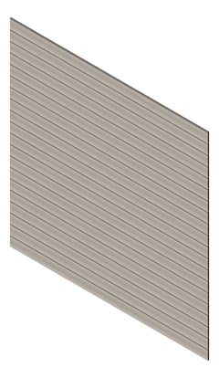 3D Presentation Image of Cladding Aluminium Knotwood Traditional Horizontal 150Shadowline Dune