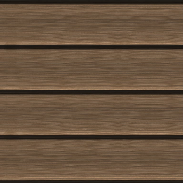 Navigate to Cladding Aluminium Knotwood Traditional Horizontal 150Shadowline FrenchWalnut