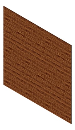 3D Presentation Image of Cladding Aluminium Knotwood Traditional Horizontal 150Shadowline SpottedGum