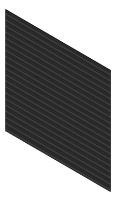 3D Presentation Image of Cladding Aluminium Knotwood Traditional Horizontal 150Shiplap BlackCedar