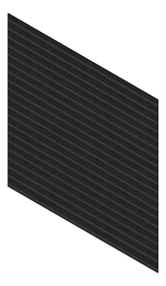 3D Presentation Image of Cladding Aluminium Knotwood Traditional Horizontal 150Shiplap BlackWenge