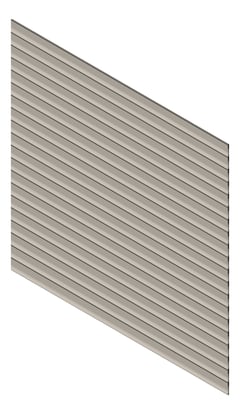 3D Presentation Image of Cladding Aluminium Knotwood Traditional Horizontal 150Shiplap Dune