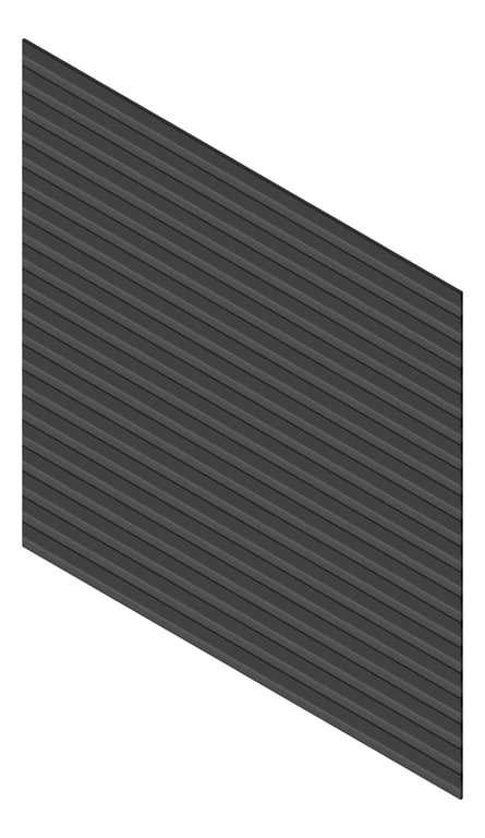 3D Presentation Image of Cladding Aluminium Knotwood Traditional Horizontal 150Shiplap Monument