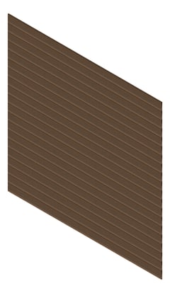 3D Presentation Image of Cladding Aluminium Knotwood Traditional Horizontal 150Shiplap QueenslandWalnut