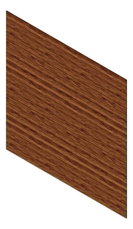 3D Presentation Image of Cladding Aluminium Knotwood Traditional Horizontal 150Shiplap SpottedGum