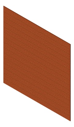 3D Presentation Image of Cladding Aluminium Knotwood Traditional Horizontal 200Flat AmberRust