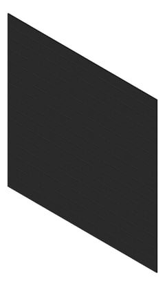 3D Presentation Image of Cladding Aluminium Knotwood Traditional Horizontal 200Flat BlackCedar