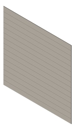 3D Presentation Image of Cladding Aluminium Knotwood Traditional Horizontal 200Flat Dune