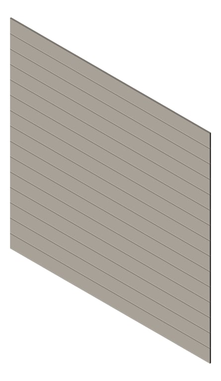 3D Presentation Image of Cladding Aluminium Knotwood Traditional Horizontal 200Flat Dune