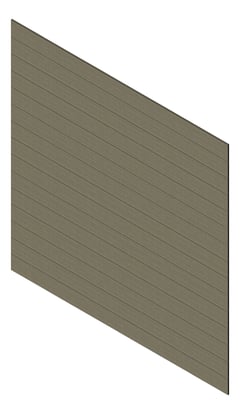 3D Presentation Image of Cladding Aluminium Knotwood Traditional Horizontal 200Flat GreyAsh
