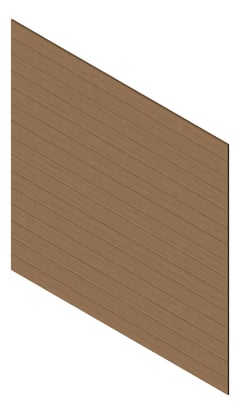 3D Presentation Image of Cladding Aluminium Knotwood Traditional Horizontal 200Flat NorwegianBeech