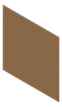 3D Presentation Image of Cladding Aluminium Knotwood Traditional Horizontal 200Flat SilverWattle