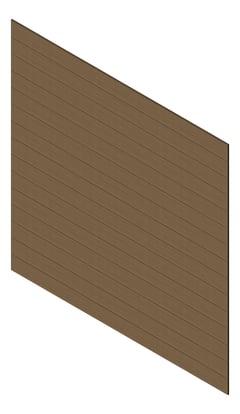 3D Presentation Image of Cladding Aluminium Knotwood Traditional Horizontal 200Flat WhiteAsh