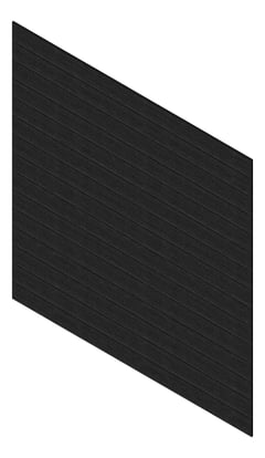 3D Presentation Image of Cladding Aluminium Knotwood Traditional Horizontal 200Shadowline BlackWenge