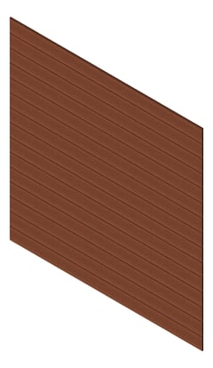 3D Presentation Image of Cladding Aluminium Knotwood Traditional Horizontal 200Shadowline Blackbutt