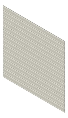 3D Presentation Image of Cladding Aluminium Knotwood Traditional Horizontal 200Shadowline Concrete