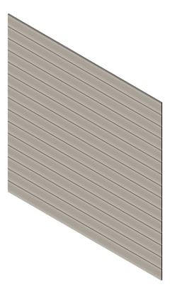 3D Presentation Image of Cladding Aluminium Knotwood Traditional Horizontal 200Shadowline Dune