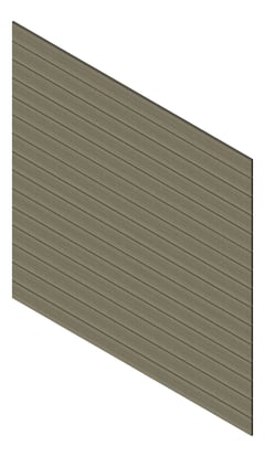 3D Presentation Image of Cladding Aluminium Knotwood Traditional Horizontal 200Shadowline GreyAsh