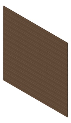 3D Presentation Image of Cladding Aluminium Knotwood Traditional Horizontal 200Shadowline QueenslandWalnut