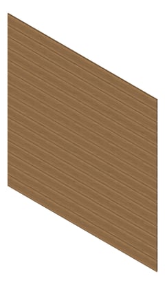 3D Presentation Image of Cladding Aluminium Knotwood Traditional Horizontal 200Shadowline SilverWattle