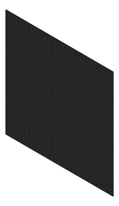 3D Presentation Image of Cladding Aluminium Knotwood Traditional Vertical 100Flat BlackWenge