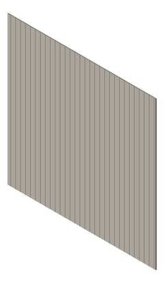 3D Presentation Image of Cladding Aluminium Knotwood Traditional Vertical 100Flat Dune